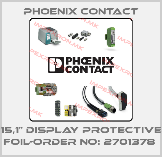 Phoenix Contact-15,1" DISPLAY PROTECTIVE FOIL-ORDER NO: 2701378 price