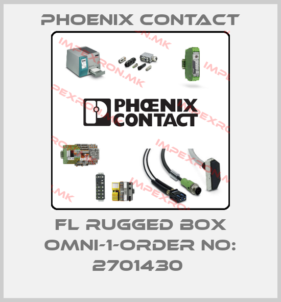 Phoenix Contact-FL RUGGED BOX OMNI-1-ORDER NO: 2701430 price
