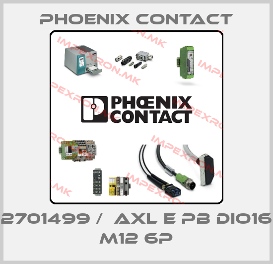 Phoenix Contact-2701499 /  AXL E PB DIO16 M12 6Pprice