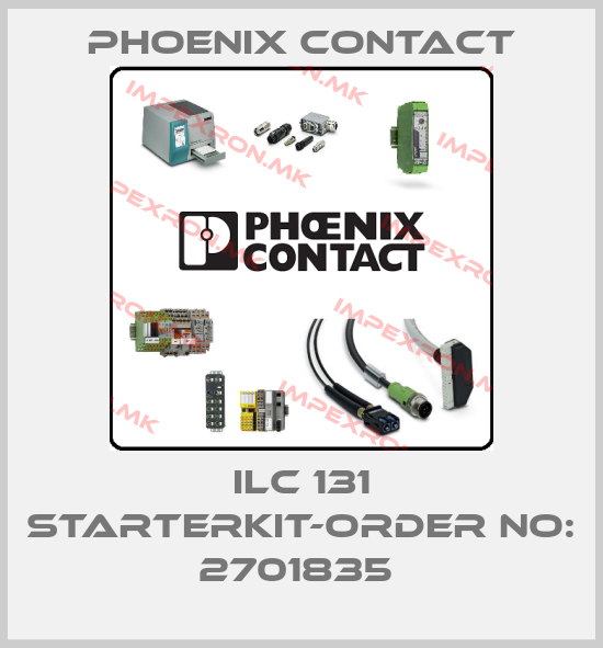 Phoenix Contact-ILC 131 STARTERKIT-ORDER NO: 2701835 price