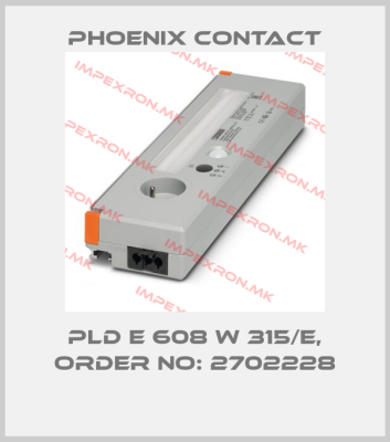 Phoenix Contact-PLD E 608 W 315/E, ORDER NO: 2702228price