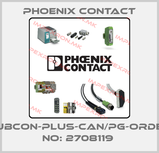 Phoenix Contact-SUBCON-PLUS-CAN/PG-ORDER NO: 2708119 price