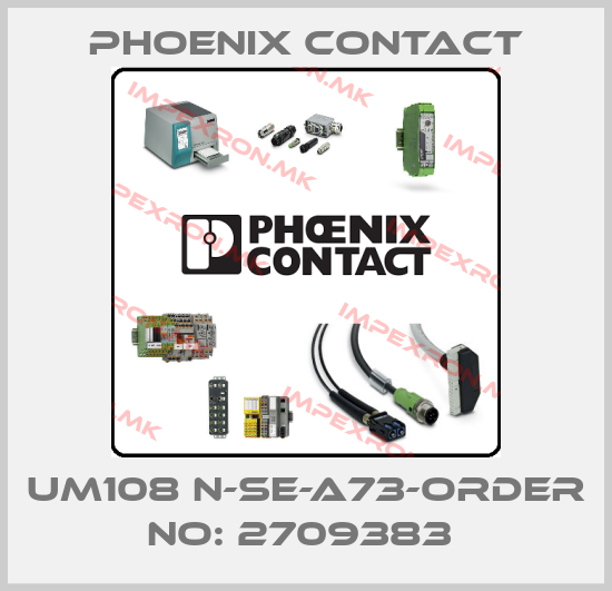 Phoenix Contact-UM108 N-SE-A73-ORDER NO: 2709383 price