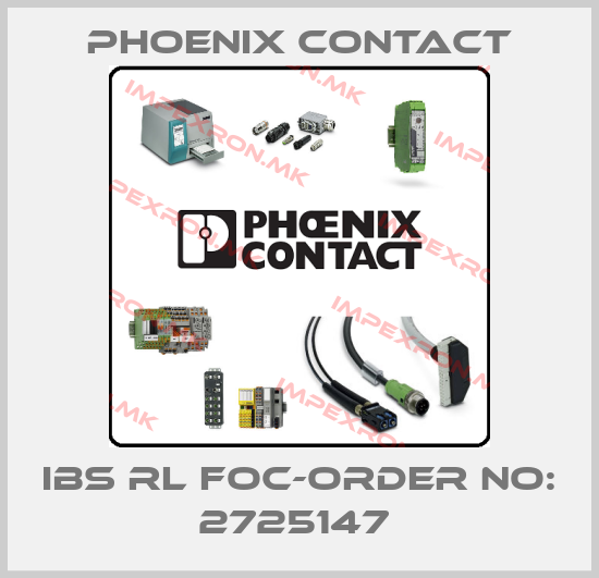 Phoenix Contact-IBS RL FOC-ORDER NO: 2725147 price