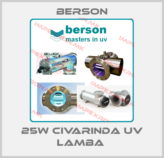 Berson-25W CIVARINDA UV LAMBA price