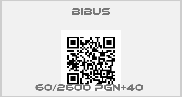 Bibus-60/2600 PGN+40 price