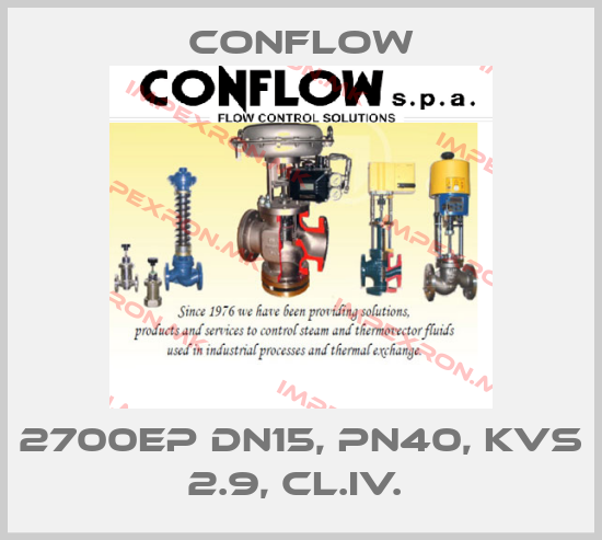 CONFLOW-2700EP DN15, PN40, KVS 2.9, CL.IV. price
