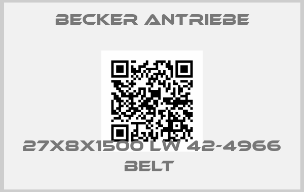 Becker Antriebe-27X8X1500 LW 42-4966 BELT price