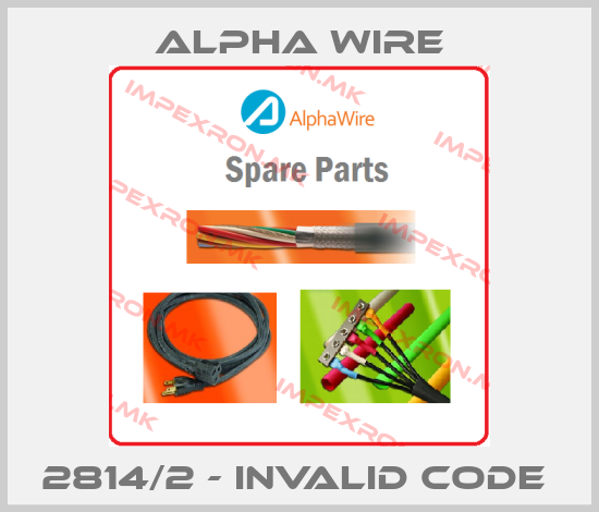 Alpha Wire-2814/2 - INVALID CODE price