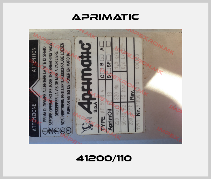 Aprimatic-41200/110 price