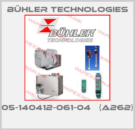 Bühler Technologies-05-140412-061-04   (A262) price