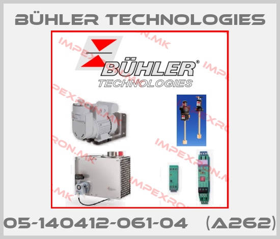 Bühler Technologies-05-140412-061-04   (A262) price